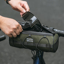 Заредете изображение във визуализатора на галерията – Rockbros 30110049001 bicycle handlebar bag 2 l - green
