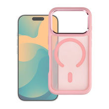 Заредете изображение във визуализатора на галерията – Case for iPhone 18 Pro / 17 Pro Forcell F-Protect Smoke Hybrid Premium compatible with MagSafe pink
