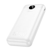 Заредете изображение във визуализатора на галерията – Powerbank Hoco 20000 mAh QC 22,5W+PD 20W LED J172A white
