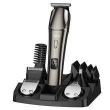 Заредете изображение във визуализатора на галерията – Hair clipper set Hoco HP26 metal gray
