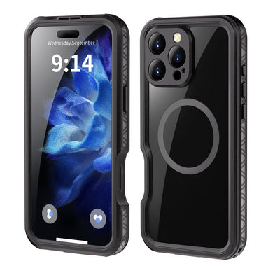 Waterproof case SHELLBOX GT compatible with MagSafe for IPHONE 16 Pro Max black