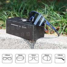 Заредете изображение във визуализатора на галерията – Rockbros 10174 photochromic UV400 cycling glasses - blue
