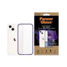 Заредете изображение във визуализатора на галерията – PanzerGlass ClearCase antibacterial case with Military Grade certificate for iPhone 13 / 14 / 15 - transparent purple
