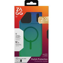 Заредете изображение във визуализатора на галерията – ZAGG case MILAN SNAP compatible with MagSafe for IPHONE 17 Pro Max raven feather
