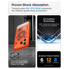 Заредете изображение във визуализатора на галерията – SPIGEN case ULTRA HYBRID compatible with MagSafe for IPHONE 17 Pro/18 Pro c-one tangerine
