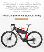 Заредете изображение във визуализатора на галерията – Rockbros AS-043 bicycle bag with Velcro 3l - black
