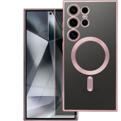 ELECTRO MAG COVER case compatible with MagSafe for XIAOMI Redmi 15C rose gold