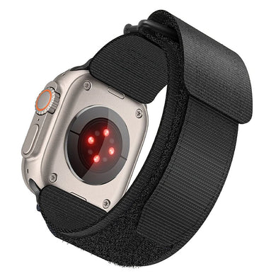 FORCELL F-DESIGN FA05 найлонова каишка за APPLE Watch 42 / 44 / 45 / 49 мм черна