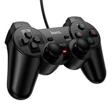 Заредете изображение във визуализатора на галерията – Wire gamepad Hoco for PC Fast Link GA3 black
