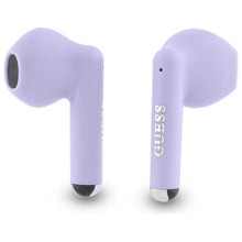 Заредете изображение във визуализатора на галерията – GUESS wireless earphones bluetooth TWS GUTWSJ14ESGU (Printed Classic Logo) purple
