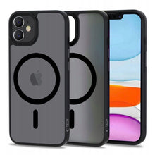 Заредете изображение във визуализатора на галерията – Tech-Protect MagMat MagSafe case for iPhone 11 - matte black
