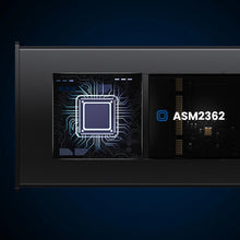 Заредете изображение във визуализатора на галерията – Ugreen CM578 15512 enclosure for M.2 NVMe 10Gbps drive - black + USB-C / USB-A cable + USB-C / USB-C cable
