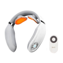 Заредете изображение във визуализатора на галерията – SKG 4098E neck massager, electrostimulator with compress - white
