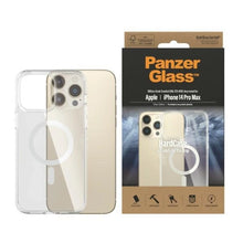 Заредете изображение във визуализатора на галерията – PanzerGlass HardCase with MagSafe Antibacterial Military Grade Certified Case for iPhone 14 Pro Max - Transparent
