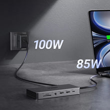 Заредете изображение във визуализатора на галерията – HUB Ugreen CM681 15978 13in1 USB-C - 2x USB-A 3.2 / 2x USB-A 3.0 / USB-C 3.2 / 2x HDMI / DisplayPort / RJ45 / SD and TF / AUX / USB-C PD
