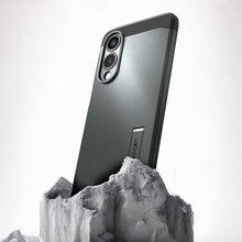 Заредете изображение във визуализатора на галерията – SPIGEN case TOUGH ARMOR compatible with MagSafe for SAMSUNG S25 Edge abyss green
