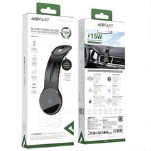 Заредете изображение във визуализатора на галерията – Acefast D21 car holder with 15W MagSafe inductive charger for cockpit - black
