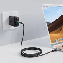 Заредете изображение във визуализатора на галерията – Acefast C1-09 USB-C / USB-C USB4 PD3.1 cable 5A 1m - gray-black
