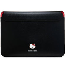 Заредете изображение във визуализатора на галерията – Hello Kitty PU Metal Logo case for a 14" laptop - black
