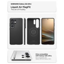 Заредете изображение във визуализатора на галерията – SPIGEN case LIQUID AIR MAG compatible with MagSafe for SAMSUNG S26 Ultra matte black
