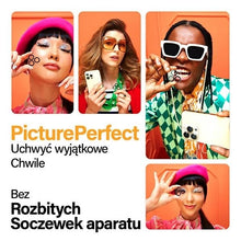Заредете изображение във визуализатора на галерията – PanzerGlass Picture Perfect camera protection for iPhone 15 / 15 Plus - with black frame
