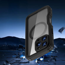 Заредете изображение във визуализатора на галерията – Waterproof case SHELLBOX GT compatible with MagSafe for IPHONE 16 Pro black
