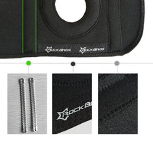 Заредете изображение във визуализатора на галерията – Rockbros LF1106L sports protector for patella and knee joint, size L - black (2 pcs.)
