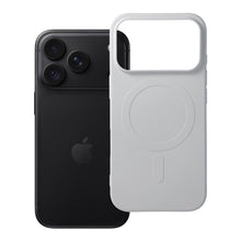 Заредете изображение във визуализатора на галерията – Case for iPhone 18 Pro / 17 Pro Silicone Mag Cover compatible with MagSafe (big hole) silver
