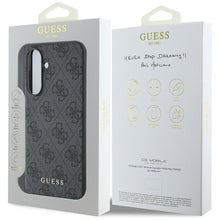 Заредете изображение във визуализатора на галерията – GUESS case for SAMSUNG A56 GUHCSA56G4GFGR (PU 4G Classic) black
