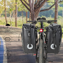 Заредете изображение във визуализатора на галерията – Rockbros 30140022001 waterproof bicycle bag for trunk - black
