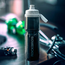 Заредете изображение във визуализатора на галерията – Rockbros 35210019001 thermal bicycle bottle 750 ml - black

