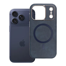 Заредете изображение във визуализатора на галерията – Case for iPhone 18 Pro / 17 Pro Gentleman Mag Cover compatible with MagSafe navy blue
