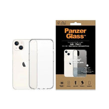 Заредете изображение във визуализатора на галерията – PanzerGlass ClearCase antibacterial case with Military Grade certificate for iPhone 13 / 14 / 15 - transparent
