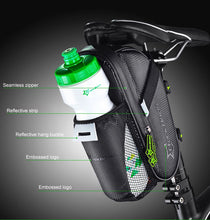 Заредете изображение във визуализатора на галерията – Rockbros C7-1 waterproof bicycle bag with saddle mounting 1.5l - black
