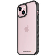 Заредете изображение във визуализатора на галерията – Military Grade Certified PanzerGlass ClearCase iPhone 15 Case - Transparent &amp; Black
