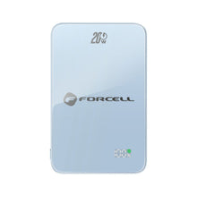 Заредете изображение във визуализатора на галерията – Powerbank compatible with MagSafe Forcell F-Energy SuperSlim F10K8 QC4.0 PD3.0 15W 10000 mAh blue
