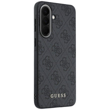 Заредете изображение във визуализатора на галерията – GUESS case for SAMSUNG Galaxy A57 GUHCSA57GF4GGR (PU 4G Classic Logo with Charm) black
