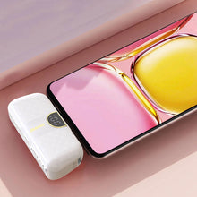 Заредете изображение във визуализатора на галерията – Dudao K20SL mini power bank in the shape of a Lightning bag 5000mAh - white
