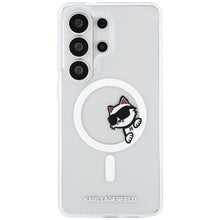 Заредете изображение във визуализатора на галерията – KARL LAGERFELD case for SAMSUNG S26 Ultra KLHMS26L6HCPSCT (Magnetic IML Peekaboo Choupette) transparent
