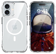 Заредете изображение във визуализатора на галерията – ROAR case SLIM DEFENDER compatible with MagSafe for IPHONE 15 transparent
