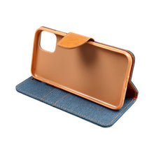 Заредете изображение във визуализатора на галерията – CANVAS Book case for IPHONE 16 Plus navy blue
