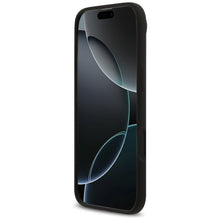 Заредете изображение във визуализатора на галерията – GUESS case for IPHONE 17 Air compatible with MagSafe GUHMP17MSCTRLMK (Silicone W/ Triangle Logo) black
