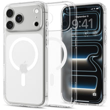 Заредете изображение във визуализатора на галерията – SPIGEN case ULTRA HYBRID compatible with MagSafe for IPHONE 17 Pro/18 Pro frost white

