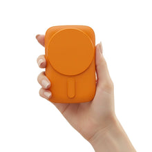Заредете изображение във визуализатора на галерията – Powerbank compatible with MagSafe Blue Star Slim DG-P8 15W 5000 mAh orange
