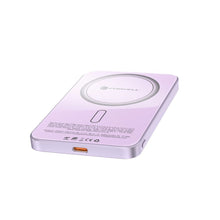 Заредете изображение във визуализатора на галерията – Powerbank compatible with MagSafe Forcell F-Energy SuperSlim F5K8 QC4.0 PD3.0 15W 5000 mAh purple
