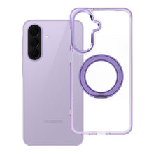 Заредете изображение във визуализатора на галерията – Case for Samsung A37 Frame Circle Stand compatible with MagSafe purple

