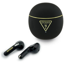 Заредете изображение във визуализатора на галерията – Wireless earphones Guess TWS GUTWSA15HETK (Small Round Script Print) black
