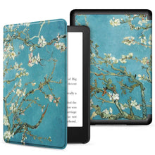 Заредете изображение във визуализатора на галерията – Tech-Protect SmartCase case for Kindle 11" 2022 - blue with sakura flowers
