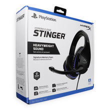 Заредете изображение във визуализатора на галерията – Wire headphones Jack 3,5 mm HyperX Cloud Stinger PlayStation black blue
