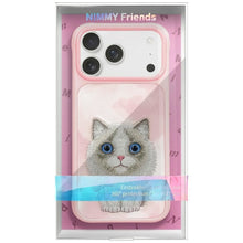Заредете изображение във визуализатора на галерията – NIMMY case BIG EYED RAGDOLL for IPHONE 18 Pro/17 Pro pink
